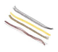 LALADEFIEE 20pcs DIY Doll Eyelashes Black Brown Tea Gold Fine Craft Eyelash Strips for Doll Making and Decoration Safe Material Easy to Use