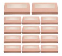 LALADEFIEE 20Pcs False Eyelash Packaging Cases Glitter Paper Eyelash Boxes 11.2X5.4X2Cm Portable with Lid for Daily Wear and Outgoing Events