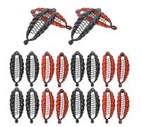 LALADEFIEE 20pcs Flat Banana Clip Fish Claw Ponytail Holder Plastic Resin Vintage Decorative Hair Accessory for Women Daily Styling and Parties