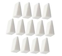 LALADEFIEE 20pcs Gradient Color Nail Art Sponges for Manicure Skin-friendly Sponge Material Compact Portable Unique Shape for Easy Color Fade Design Washable for Professional and Personal Use