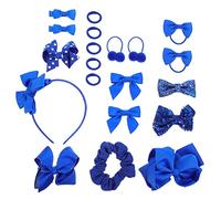 LALADEFIEE 20pcs Hair Accessories Set Hair Bows Headbands Barrettes Comfortable Easy to Wear for Women for Daily Life Special Occasions