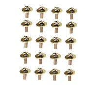 LALADEFIEE 20pcs Metal Drum Tension Screws Replacement Set for Snare Bass Drums Musical Instrument Screws with Lug Claw Hooks Easy Installation for Drummer Repairs and Renovations