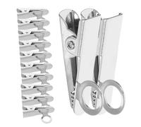 LALADEFIEE 20pcs Metal Lavalier Microphone Clips with Adjustable Angle Lightweight Lapel Mic Holders for Clear Audio Recording Noise Reduction and Secure Attachment in Broadcasting and