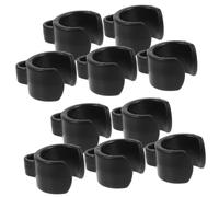 LALADEFIEE 20pcs Plastic Microphone Cable Clips for Mic Stand with Wire Diameter 20mm, Easy to Dismantle and Preventing Tripping Hazards, for Live Streaming Setup and Travel Cable Management