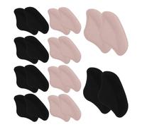 LALADEFIEE 20pcs Women’s Heel Grips Liner Cushioned Shoe Inserts for High Heels Soft Anti-Slip with Adhesive Backing Protectors for Blisters and Foot Comfort in Includes Nude Black Suitable