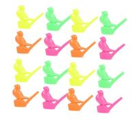 LALADEFIEE 24Pcs Adorable Plastic Bird Whistles Musical for Party Favors and Early Music Learning Safe Prime Plastic Experience Random Color