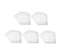 LALADEFIEE 25 Sheets Eyelash Extension Sticker Aluminum Foil Lash Glue Holder Pallet Pad Disposable Makeup Glue Pallet Sticker for Eyelash Extension Pads