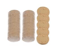 LALADEFIEE 25Pcs Household Chinese Moxa Cakes Portable Round Aged Moxibustion Heat Packs for Abdomen Waist Shoulder Relief Suitable for Elderly Sub-Healthy Users