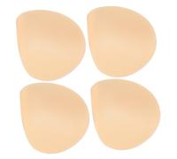 LALADEFIEE 2pairs Shoulder Pads for Women Self-adhesive Foam Sponge Pads for Suits Coats and Jackets Beige Right-angle Design for Rounded Shoulder Correction Gender-neutral Sewing Accessories