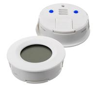 LALADEFIEE 2pc Indoor Digital Hygrometer and Set with Abs Material, Portable Design for Accurate Temperature and Humidity Measurement in Bedroom or Warehouse