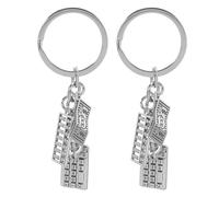 LALADEFIEE 2pcs Accountant Graduation Keychain: Financial Analyst Keychain with Calculator Charm for Accountants and Bookkeepers Graduation