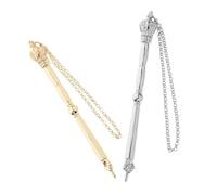 LALADEFIEE 2pcs Accurate Torah Reading Pointer Tool Jewish Scripture Reading Pointer Chain for Bible Study for Boys and Girls and Adults