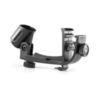 LALADEFIEE 2pcs Adjustable Anti-shake Drum Clip Microphone Clamps Holder, Universal Microphone Holder for Drum Mounts, Suitable for Musical Instrument Accessories