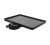 LALADEFIEE 2pcs Adjustable Mic Stand Tray Holder with Clamp for Microphone Sound Card Storage Construction Angle Adjustable Desk Shelf for Live Streaming Karaoke Studio Accessories