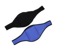 LALADEFIEE 2pcs Adjustable Microphone Waist Belt Bag for Fitness Instructors, Mic Carrier Pouch Set in Dark and Navy for Running Dance Aerobics and Public Speaking