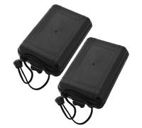 LALADEFIEE 2pcs Archery Arrowheads Storage Box for Outdoor Hunting Trips, Plastic Small Arrowhead Organizer Case with Spacious Interior for Protecting and Fast Retrieval