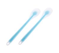 LALADEFIEE 2pcs Back Applicator Lotion Stick Long Handle Topical Cream Applicator for Elderly Men and Women Reaching Hard-to-Treat Areas Back Skin Care Tool Blue