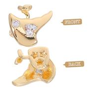 LALADEFIEE 2pcs Bling Heart Rhinestone Tooth Grill Caps Hip Hop Jewelry for Women Glitter Single Teeth Cover for Cosplay Rapper Costume Accessories Shiny Fake Grills
