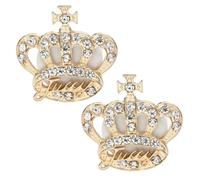 LALADEFIEE 2pcs Car Perfume Vent Clips Metal Aromatherapy Diffuser with Rhinestone Shape, Easy to Install Car Air Freshener Clips for Auto Dashboard Decoration and Trip