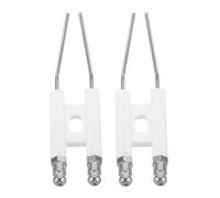 LALADEFIEE 2pcs Ceramic Ignition Electrode Replacement - H-Type Push Button Ceramic Igniter for Flame Projectors - Spark Ignition Electrodes for Stage Live Show