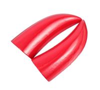 LALADEFIEE 2pcs Crescent-Shaped Wood Divination Cups Yin Yang Feng Shui Moon Ornament for Worship and Divination Premium Craftsmanship Sturdy Auspicious Chinese Holy Tool