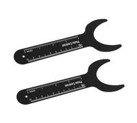 LALADEFIEE 2pcs Dental Photography Contrast Board for Orthodontic Intraoral Use Lightweight Black Background Panel High Temperature Resistant Clinic Ready for Precise Case Documentation