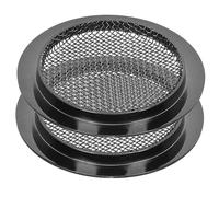 LALADEFIEE 2pcs Dobro Guitar Sound Hole Cover Metal Resonator Screen Grille for Acoustic Guitar Hole Cover Black