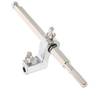 LALADEFIEE 2pcs Double Chain Drum Pedal Connecting Rod Smooth Rotating Connector Arm for Jazz Drum Kits Effortless Installation and Seamless Movement Suitable for Double Bass Kick Pedal