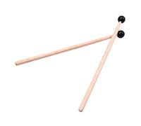 LALADEFIEE 2pcs Drum Sticks Wood Xylophone Mallets Soft Beaters for Glockenspiel for Ages