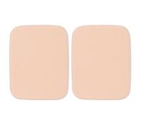 LALADEFIEE 2pcs Dry-wet Dual Use Face Powder Puff with Travel Case Soft Compact Sponge Puff for Cream Primer Application Delicate Skin-friendly Makeup Tool for Home Salon Go Use