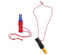 LALADEFIEE 2pcs Duck Call Whistle for Hunting and Nature Exploration, Lightweight Plastic Imitation Duck Mouth Shape Whistles, Portable Sound Reproduction Bird Caller Accessories