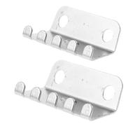 LALADEFIEE 2pcs Electric Guitar Bridge Spring Claw with Screws Alloy Material Universal Compatibility Silver Tremolo System Replacement Parts for Comfortable User Experience