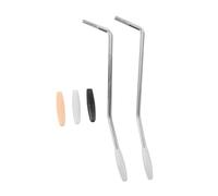 LALADEFIEE 2pcs Electric Guitar Replacement Bar with Tip Dual Thread Tremolo Arm Metal Whammy Bar for Precise Control and Smooth Performance Various Electric Guitar Models