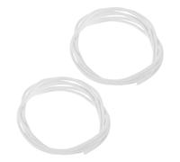 LALADEFIEE 2pcs Electric Guitar Wiring Kit with 1m White Shielded Silicone Cable, Pre-Tinned Copper Pickup Wire for Bass and Electric Guitar Repair Accessories
