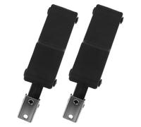 LALADEFIEE 2pcs Engine Hood Latch Flexible Rubber Drawer Latch Steel Toolbox Lock Hasp Black Shock Absorption Reduces Engine Hood Vibrations for Mechanical Vehicle Models