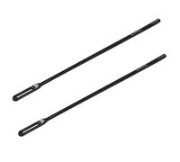 LALADEFIEE 2pcs Flute Cleaning Rods for Piccolo Wind Instrument Black Cleaning Tools Supplies for Flute Lover