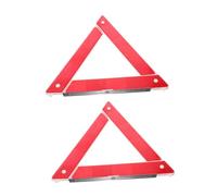 LALADEFIEE 2pcs Foldable Emergency Roadside Safety Triangle Reflective Warning Sign for Cars