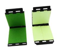 LALADEFIEE 2Pcs Guitar String Cleaner and Fretboard Cloth Tool Rust-removing Scrubber for Acoustic Electric Bass Strings Portable Deep Green Light Green Maintenance Accessories