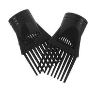 LALADEFIEE 2pcs Hair Dryer Comb Nozzle Attachments with Concentrator Design for Straightening and Detangling, Plastic Blow Dryer Accessories for Home and Salon Styling