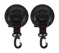 LALADEFIEE 2pcs Heavy Duty Strong Suction Cup Hooks Heavy Load Bearing No-Drill Suction Mounts for Glass Bathroom Car Outdoor Use Reusable Minimalist Design for Secure Hanging and