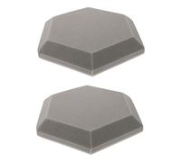 LALADEFIEE 2pcs Hexagon Sound Dampening Wall Mat for Indoor Use, Polymeric Sponge Acoustic Panels with Sound Absorption and Flame-retardant Features, for Studio Recording and Live Streaming