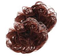 LALADEFIEE 2Pcs Large Claw Hair Bun Clips for Women Synthetic Wavy Curly Hairpiece Hair Extensions Messy Updo Accessories for Parties and Cosplay