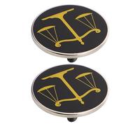 LALADEFIEE 2pcs Lawyer Lapel Pin Scales of Justice Brooch Set, Alloy Metal Justice Symbol Suit Pins for Men and Women, Law Student and Judge Shirt Collar Accessories