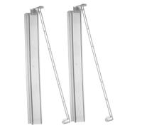 LALADEFIEE 2pcs Mahjong Push Ruler Transparent Plastic Mahjong Pusher and Rack Tool for Home and Professional Use Modern Minimalist Design for Tile Arrangement and Game Enhancement