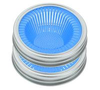 LALADEFIEE 2pcs Mason Jar Lids Wide Mouth Sprouting Kit Mesh Jar Strainer for Bean Sprouts Grow Kit and Household Use