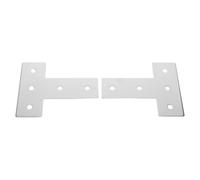 LALADEFIEE 2pcs Metal Rc Car Frame Bracket Chassis Reinforcement Plate for DIY Mechanics Kit Construction Model Elements Stem Tech Building Parts Iron for Enhanced Stability and Strength