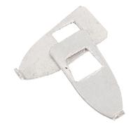 LALADEFIEE 2pcs Metal Violin Bow Tips Replacement Parts, Silver Colour, Easy to Replace, Versatile Accessory for Stringed Instruments Bow, for Music Schools and Musicians