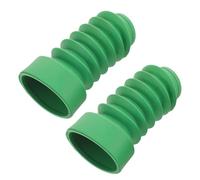 LALADEFIEE 2pcs Motorcycle Front Fork Dust Boots Rubber Fork Covers for Motorcycle Front Shock Absorber Weather Resistant and Highly Waterproof in Green