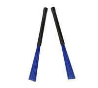 LALADEFIEE 2pcs Nylon Jazz Drum Brushes Set Lightweight Drum Brush Sticks for Percussion Instruments for Snare Creative Sound Effects and Musicians The Go