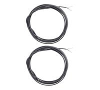 LALADEFIEE 2pcs Pin Copper Stranded Wire Bass Guitar Pickup Wiring Cable Grey Musical Instrument Wiring Accessories for Electric Bass and Guitar Connection Enhanced Audio Transmission and